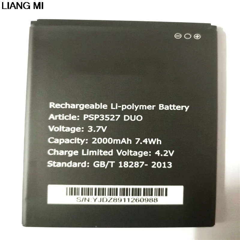 Новый аккумулятор 2000 мАч для Prestigio Wize NK3 PSP 3527 DUO 35O7 мобильный телефон Bateria с