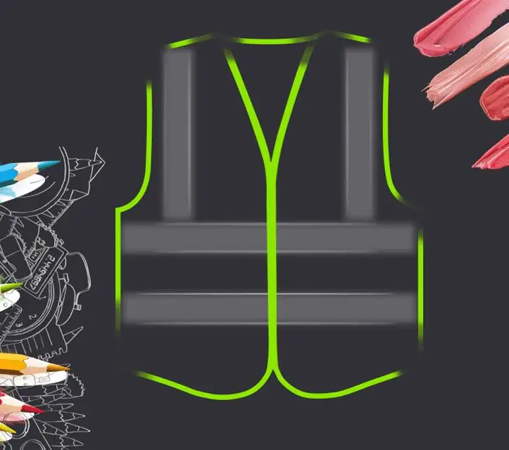 HI VIS жилет руководителя высокая видимость работы светоотражающий безопасности одежда топы оранжевый желтый синий красный