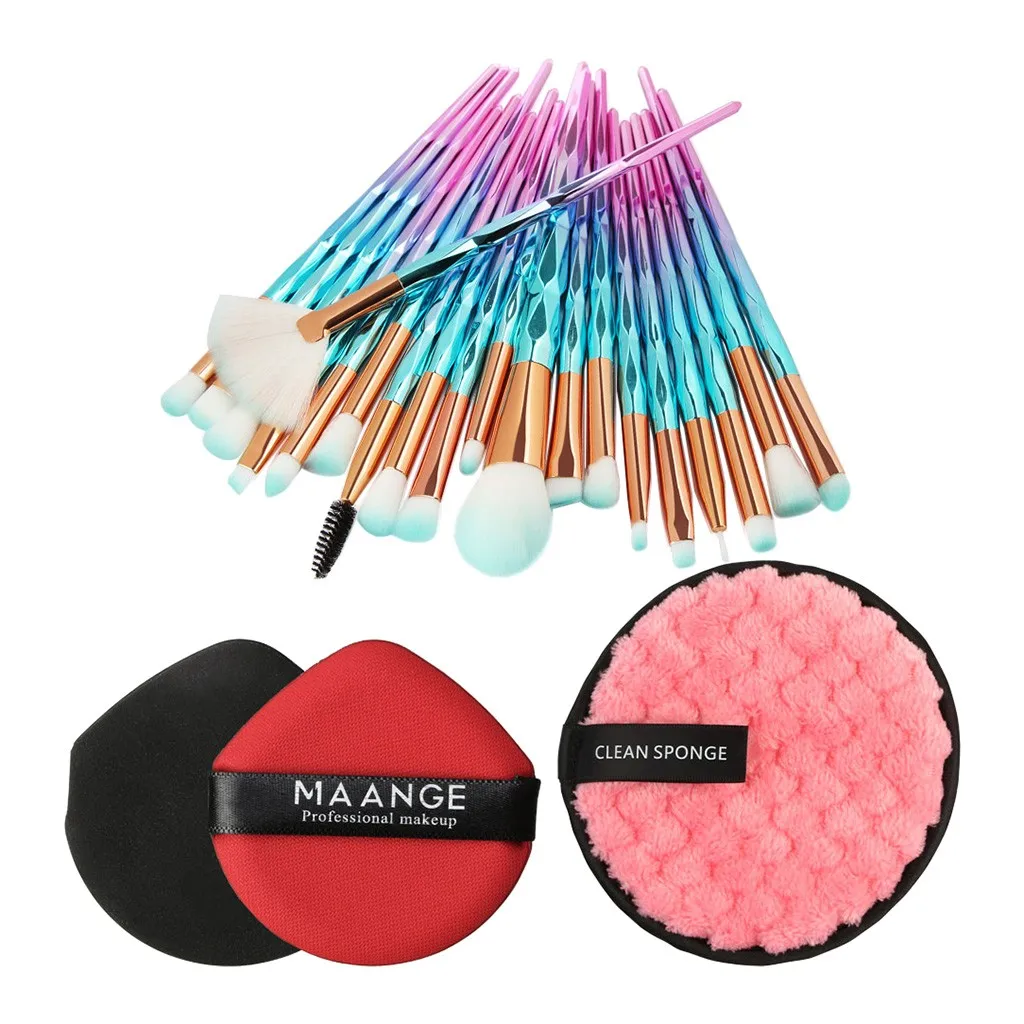 MAANGE, новинка, женские Модные кисточки, 20 шт., макияж, основа для бровей, румяна, косметический консилер, кисти, косметический набор инструментов для красоты