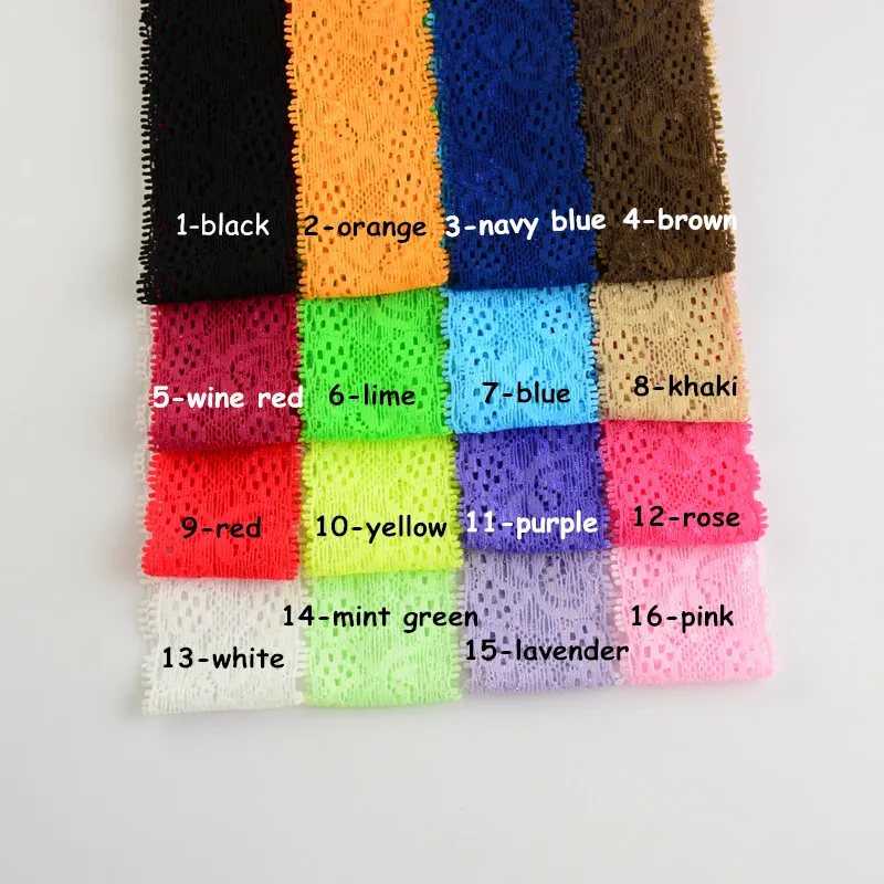 Горячая Распродажа 35 мм новые стильные кружевные повязки на голову 32 шт./лот