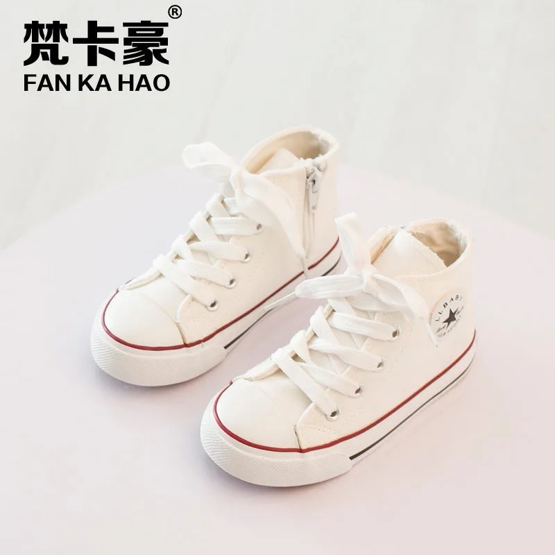 2016 классические детей дети мальчики холст кроссовки свободного покроя размер 25 -