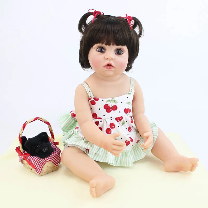 Эксклюзивная силиконовая виниловая Кукла младенец BZDOLL 55 см на весь рост игрушки