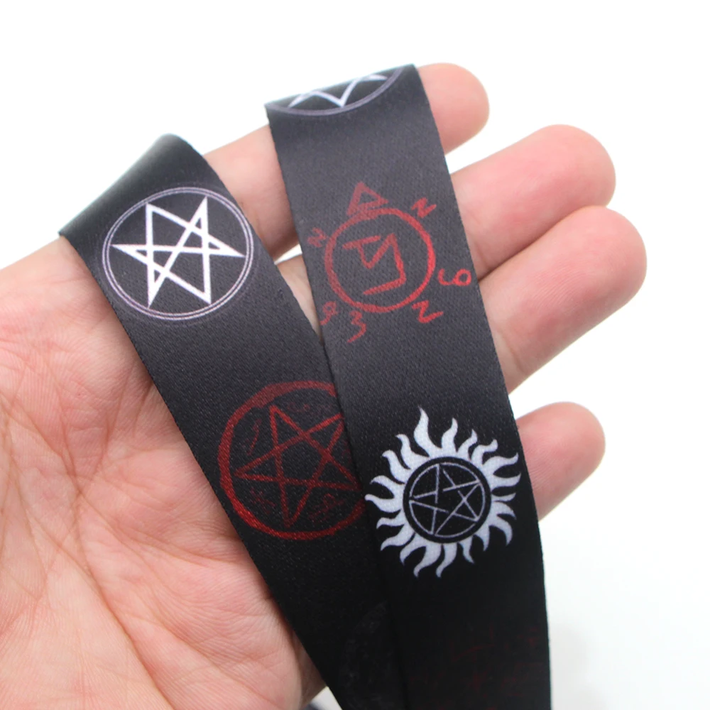 V190 ТВ шоу брелок Сверхъестественное Lanyards держатель удостоверения личности ID