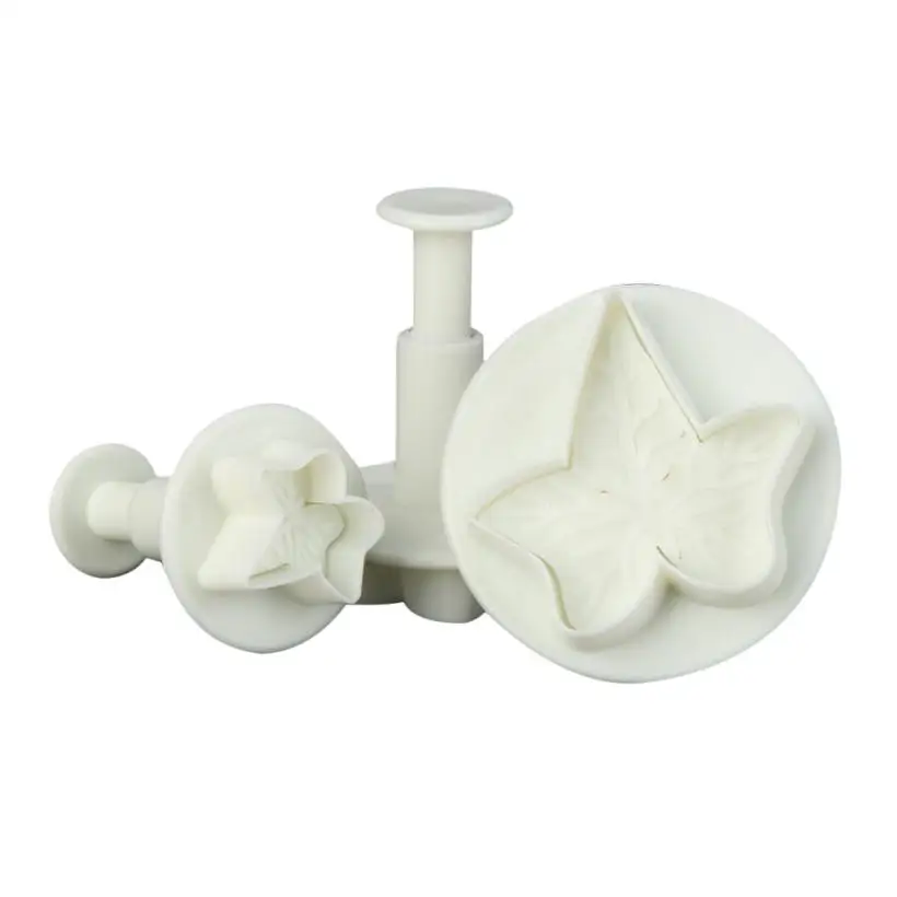 3 шт. кленовый лист в форме цветка для пирожных помадки украшения печенья