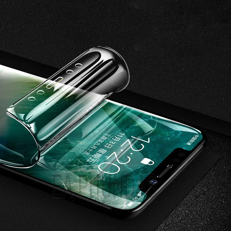 Защитная пленка для экрана iphone XS XR Max мягкая Гидрогелевая полная чехол 5 5S SE 6 6s 7 8