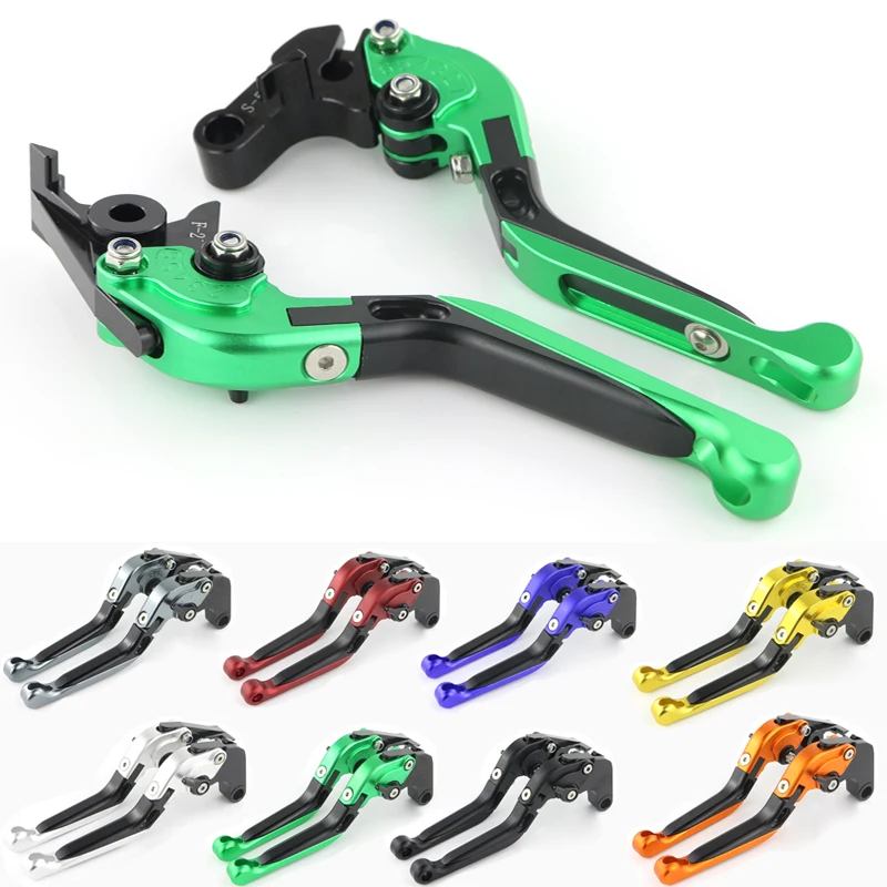 Складной рычаг тормоза сцепления CNC для KAWASAKI ZX6R ZX636R ZX6RR 2000 2001 2002 2003 ZX12R 2004 ZX9R 2005 ZX10R