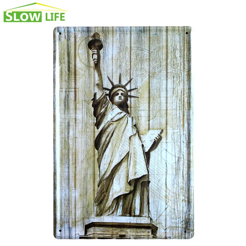 Красивая ферма металлическая жестяная вывеска декор стен для дома Оловянная