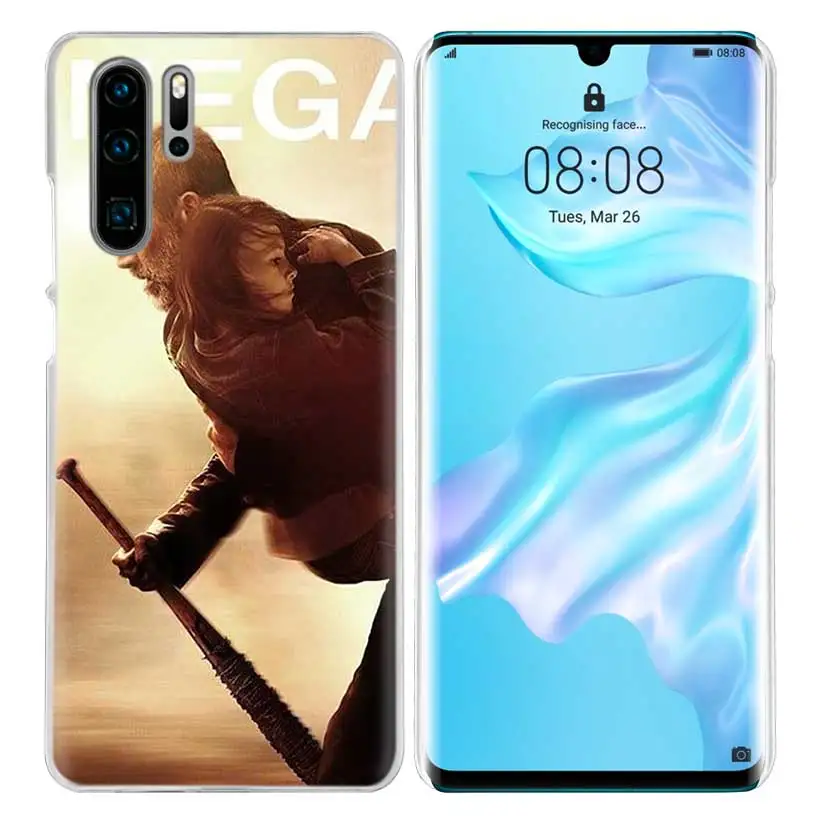 04 Чехол Negan Walking Dead для huawei P20 P Smart Z Plus Nova 5 5i P30 P10 P9 P8 mate 10 20 lite Pro жесткий чехол для телефона из поликарбоната - Цвет: 04