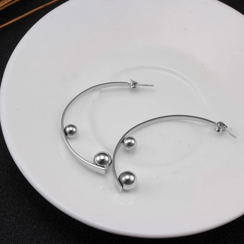 

316L Stainless Steel Dangle Earring for Woman Gold Plating European Long Eardrop Trendy Wedding Female Drop Earring Jewelry Gift
