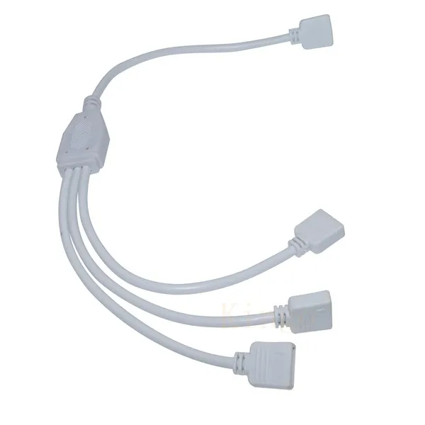 4 Pin RGB светодиодный соединительный кабель 1 Женский до 2 3 4pin Splitter провод адаптер