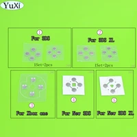 yuxi for xbox one controller d pads metal snap dome pcb board conductive film for new 3ds xl d pad metal dome snap pcb