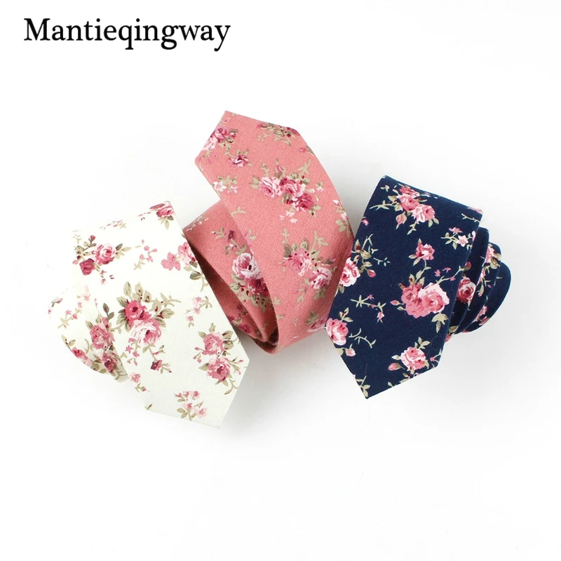 Mantieqingway 6cm Brand Wedding Floral Necktie For Men Casual Tie Mens Gravatas Slim Neckwear Party Cravat Groom Neck Ties Suits |