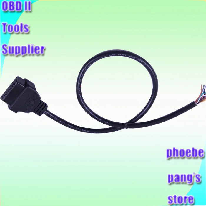5 шт./лот 60 см J1962f OBD2 16pin разъем для открытия кабеля OBD|obd2 female connector|obd2 16pinobd cable |