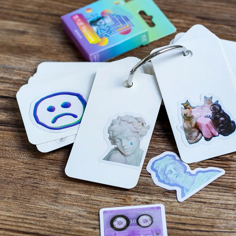 45 ⑤ кор. вапорволновая кавай бумажные наклейки скрапбук украшение для ноутбука