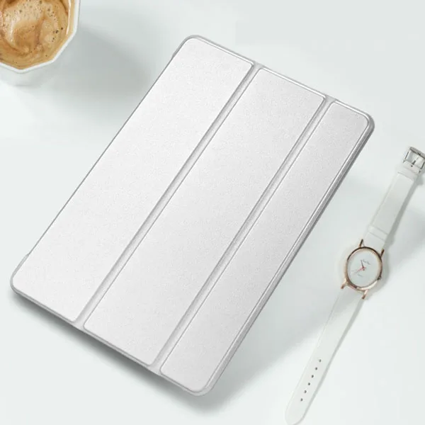 QEUBOOP складной чехол-подставка протектор для Apple iPad Pro 12,9 флип-чехол из искусственной кожи для iPad Pro 12,9 дюйма чехол для планшета - Цвет: White