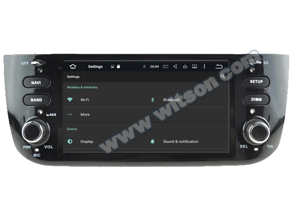 WITSON Android 9 0 4 Гб ОЗУ + 32 FLASH 8 Восьмиядерный автомобильный DVD плеер для FIAT LINEA NEW/ GRANDE