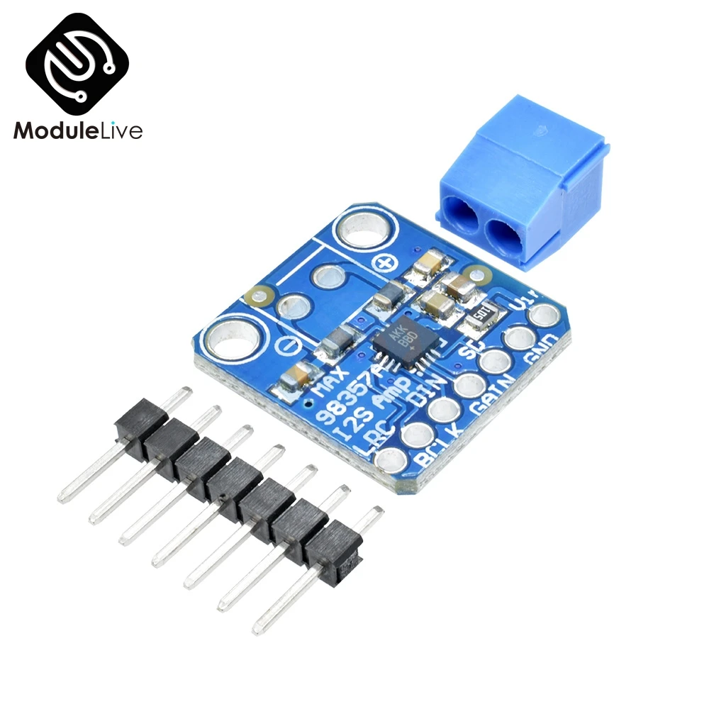 MAX08357 I2S IIS DAC 3 Вт моно усилитель класса D плата модуля разрыва для Arduino Zero Raspberry