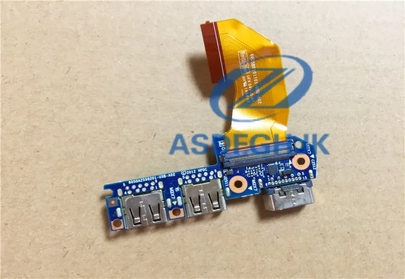Бесплатная доставка оригинальная плата VGA с USB-портом для HP ELITEBOOK 740 840 G1 SERIES 6050A2559201