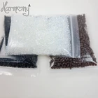 Итальянский Кератиновый Клей Зерно-100 глот кератиновая клеевая гранула Черный Белый Коричневый три цвета для I tip U-tip hair