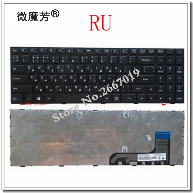 Русский для LENOVO 100-15 100-15IBY 100-15IB B50-10 PK131ER1A05 5N20h52634 9z. NCLSN.00R NANO NSK-BR0SN RU Клавиатура ноутбука