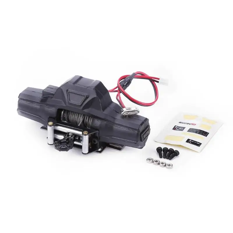 C Double Motor Winch Двойной мотор, металлическая лебедка, пульт дистанционного управления для 1/10, Радиоуправляемый гусеничный автомобиль, осевой для SCX10, радиоуправляемые игрушки, сменный реквизит для детей, игрушка для ремонта - Цвет: C Double Motor Winch
