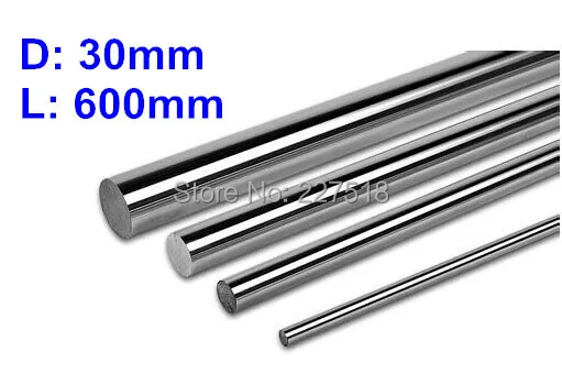 

1pc/lot D30mm L600mm linear shaft 30mm LM Shaft diameter 600mm long for LM30UU 30mm linear ball bearing linear smooth rod