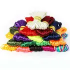 20 метров 2 мм мягкий сатиновый погремушечный Шелковый макраме шнур нейлоновый Кумихимо Шамбала для сделай сам китайский узел инструмент ручная строчка нитки