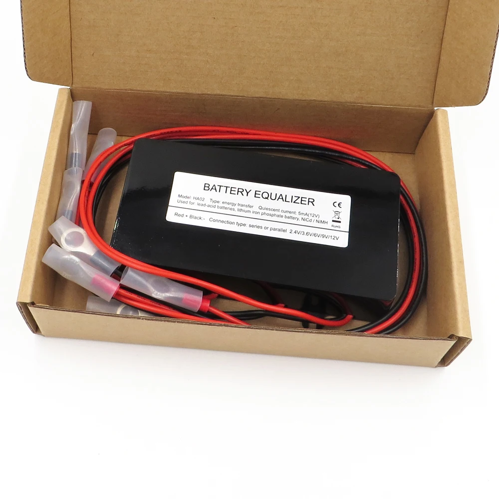 Аккумулятор эквалайзер HA02 2,4 V/3,6 V/6 V/9 V/12 V свинцово-кислотный/литий-железо-фосфат/никель-кадмий вторичный Ni/MH батареи балансир