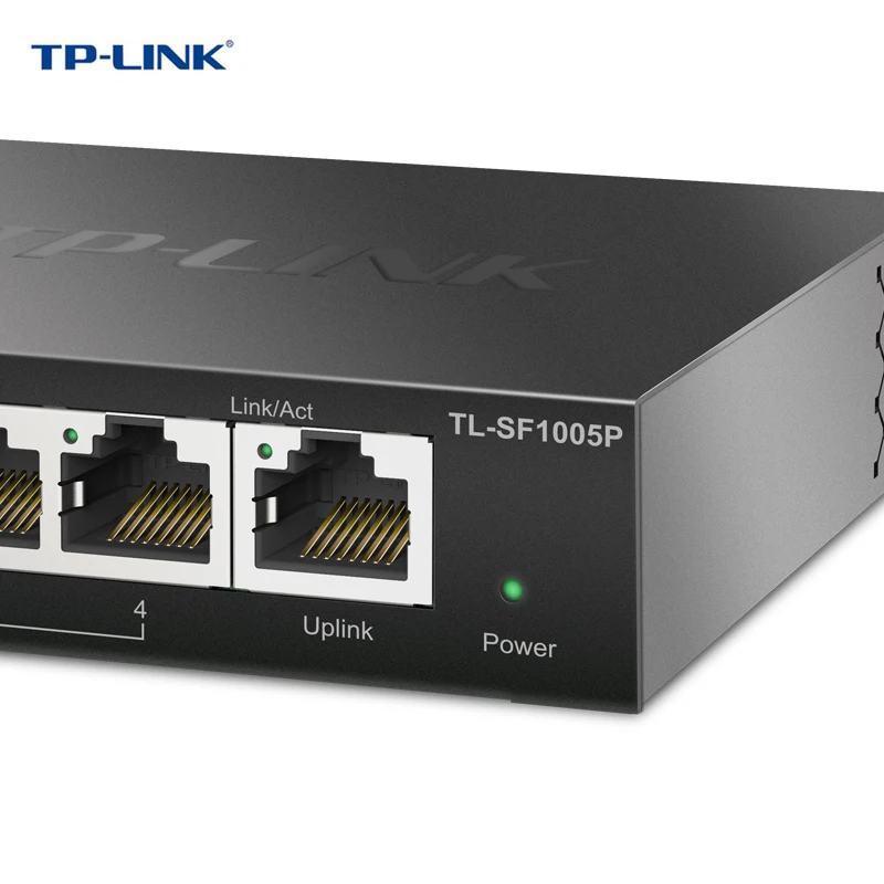 TP-Link TL-SF1005P 5-скоростной POE коммутатор с питанием от сети Ethernet мониторинг