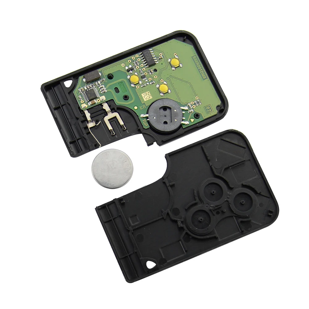 OkeyTech 5 шт./лот вставка маленькая Автомобильная смарт карта для Renault Key Megane 2 3 Button