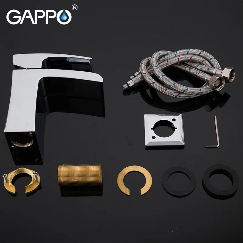 

GAPPO Bathtub Faucets basin Faucet chrome polished taps brass wall mounted shower sets deck mounted basin sink faucet