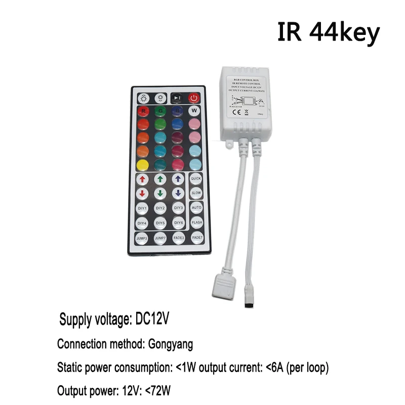 DC12V ИК 24Key 44Key RGB полосы контроллер пульт дистанционного управления инфракрасный