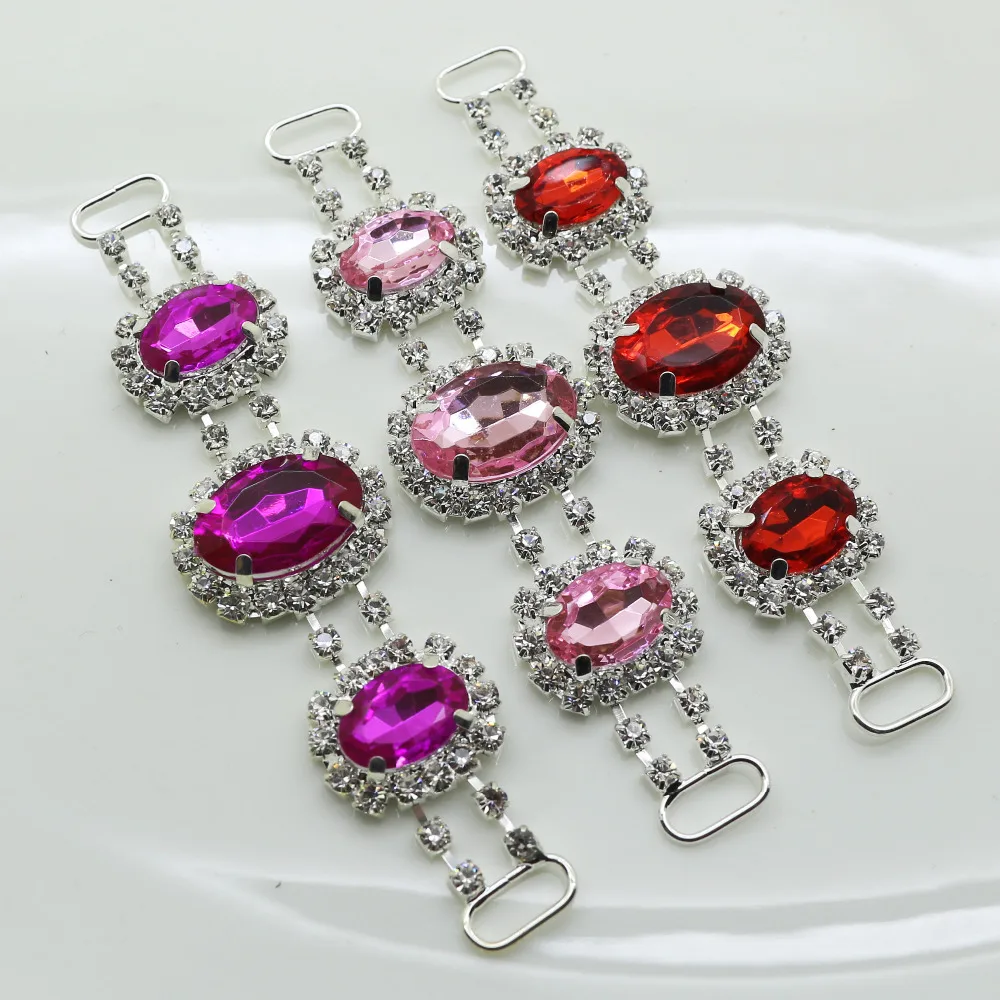 1 шт. металлические пуговицы для купальников|swimwear connectors|bikini rhinestone connectorrhinestone bikini