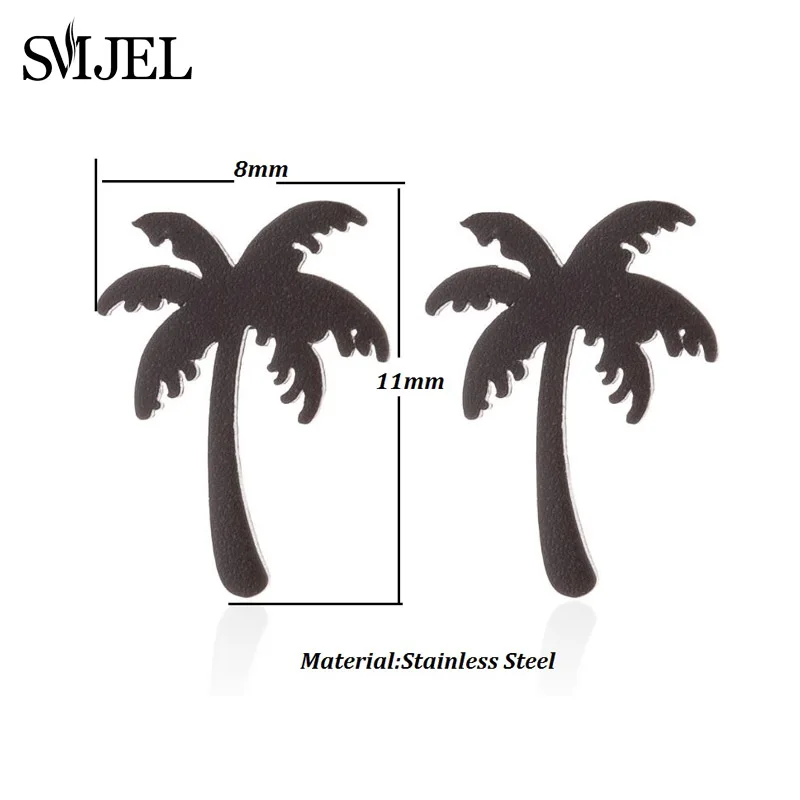SMJEL Модные женские Кокосовая пальма серьги летние праздничные серьга Hawaii ювелирные изделия в стиле "Бохо" подарок девушки пляж серьги aretes