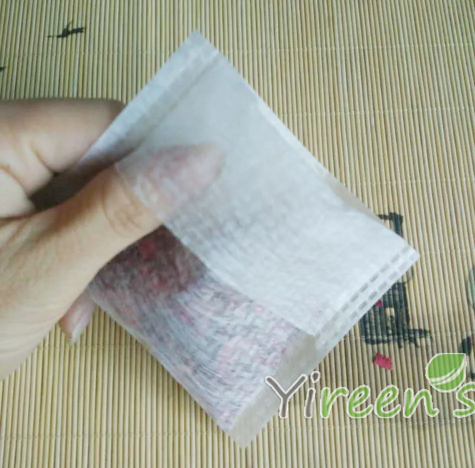 

Free shipping! 100pcs/lot 75 X 80mm Corn Fiber Filter Bags, 2016 New PLA Biodegraded Tea Filters Fold Close Heat Seal Tea bag