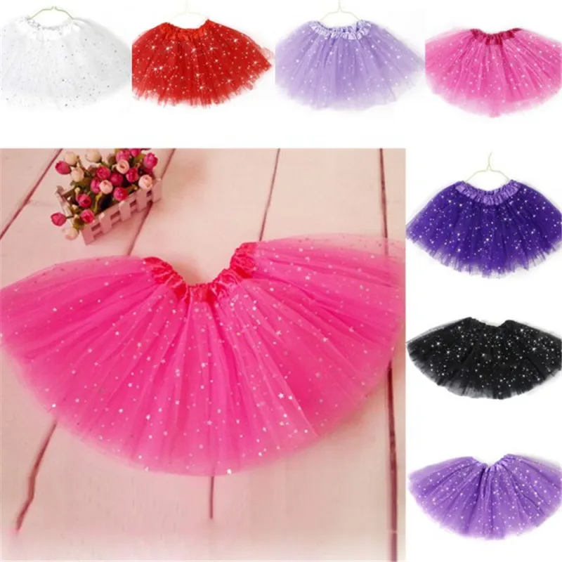 

kids girl star glitter dance tutu skirt sequin tulle tutu toddler girl chiffon pettiskrit latin dance top brown beige