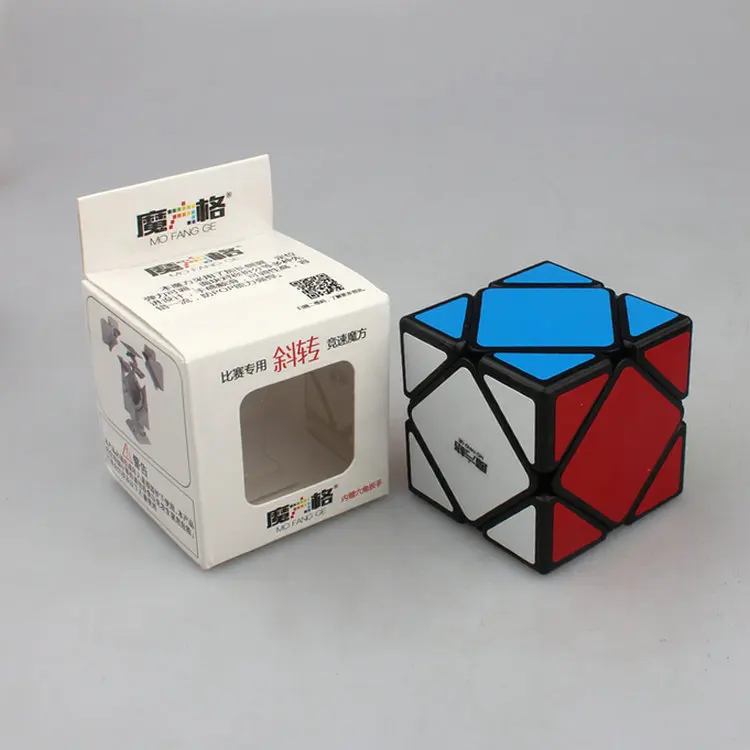 CubeXYZ QY Skew Stickerless/черный кубик головоломка идея подарка для X'mas день рождения