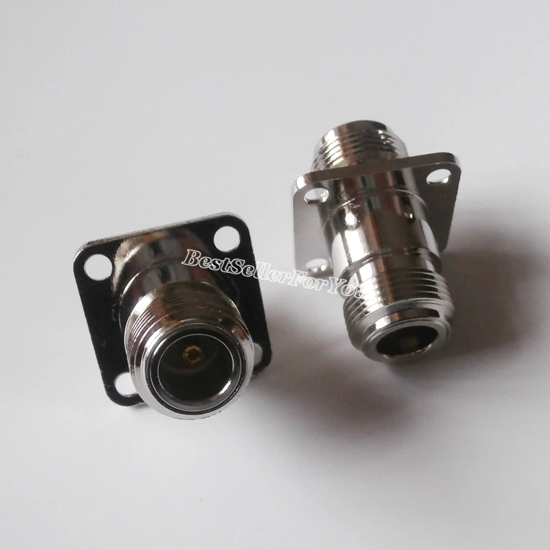 1 шт. N гнездовой к разъем Фланец Панель Крепление RF F/F адаптер|adapter connector|l connectoradapter