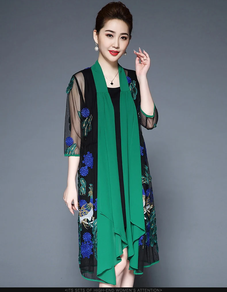 Женское пляжное платье с цветочной вышивкой элегантное винтажное офисное