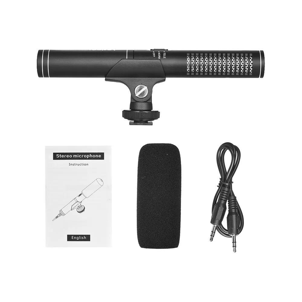 Профессиональный микрофон для интервью Andoer переключаемый всенаправленный