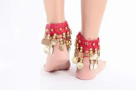 5 пар = 10 штук анклет для танца живота аксессуары ног цепь Индийский цыганский