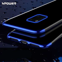 huawei mate 20 case mate 20 pro cover vpower painted frame crystal clear soft silicone phone case for huawei mate 20 back cover
