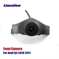 liandlee auto car front view camera bilnd area spot grill embedded for audi q3 2016 2017 not reverse rear parking cam