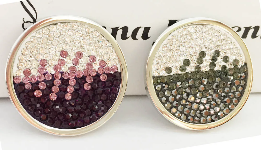 Новый дизайн роскошная монета 33 мм с кристаллом подходит для 35 монет держатель