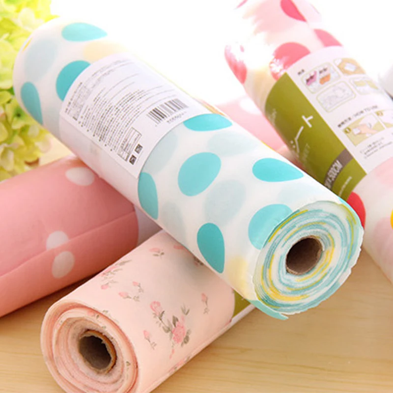 1 рулон водостойкой антимасляной бумаги для ящика много стилей с цветочным