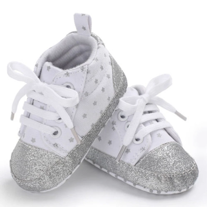 Новорожденный ребенок мальчики и девочки мягкая подошва обувь для кроватки