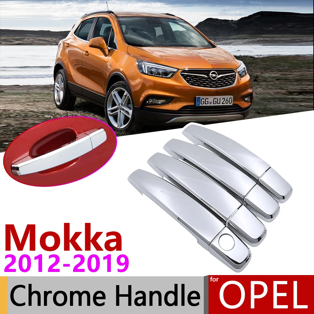 Хромированная крышка ручки для Opel Vauxhall Mokka X Buick Encore 2012 ~ 2019 комплект отделки 2013 2014