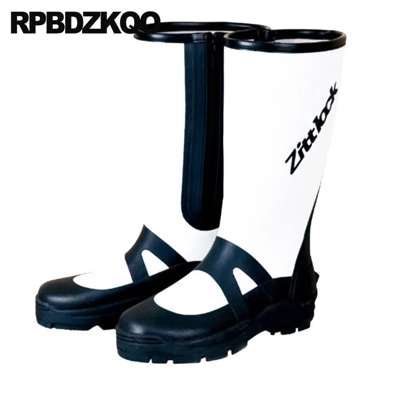 повседневная клинья водонепроницаемый резиновые сапоги для рыбалки мужская
