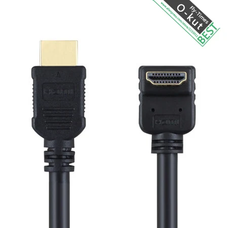 Okut HDMI версии 2.0 90 градусов локоть компьютер подключенный ТВ 4 К HD кабель 1 м 1.5 2
