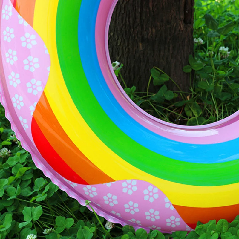 60/70 Размер Flower Float Надувное детское кольцо для плавания плавательный бассейн